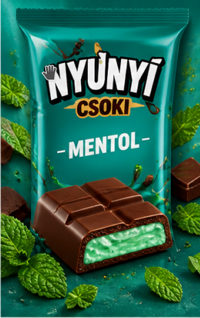 Mentolos Nyunyi Csoki csomagolás